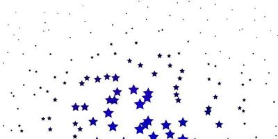 Dark Blue, Red vector layout with bright stars.