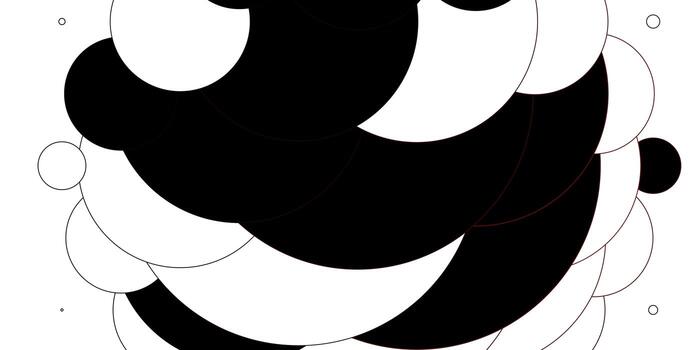 Light Red vector layout with circle shapes.