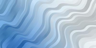 Light BLUE vector background with curved lines.