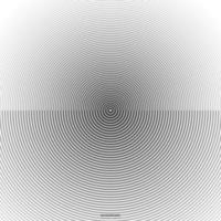 Abstract circle pattern black and white color ring. Sound wave, vector