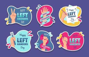 Happy Lefthanders Day vector