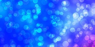 Light Blue, Red vector backdrop with dots.