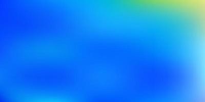 Light blue, yellow vector gradient blur background.