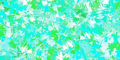 Light green vector template with triangle shapes.