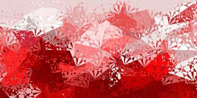 Light Red vector layout with triangle forms.