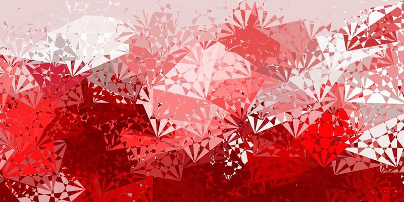 Light Red vector layout with triangle forms.