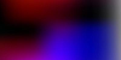 Dark blue, red vector gradient blur texture.