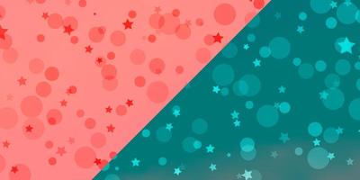 Vector background with circles, stars.