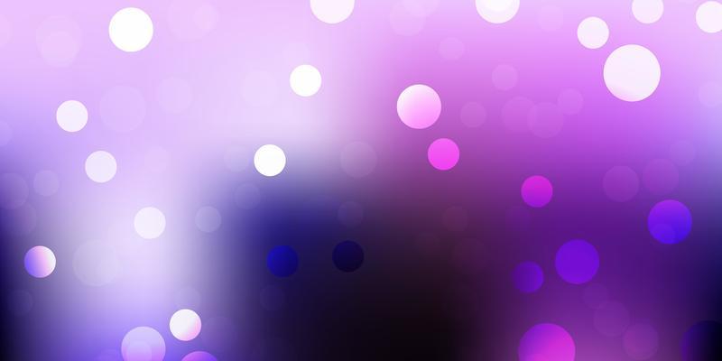 Light purple vector template with circles.