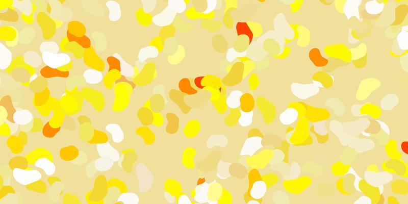 Light orange vector texture with memphis shapes.
