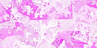 Light Pink vector layout with triangle forms.