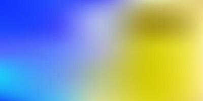 Light blue, yellow vector gradient blur drawing.