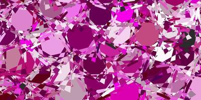 Light Pink vector texture with random triangles.