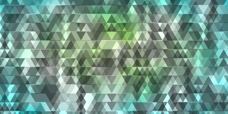 Light BLUE vector template with lines, triangles.