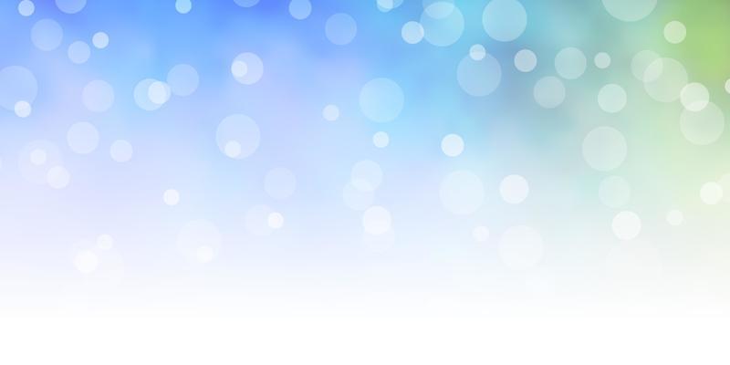Light Blue, Green vector background with circles.