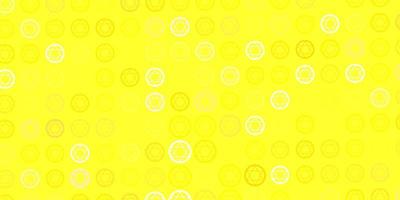 Light Pink, Yellow vector pattern with magic elements.