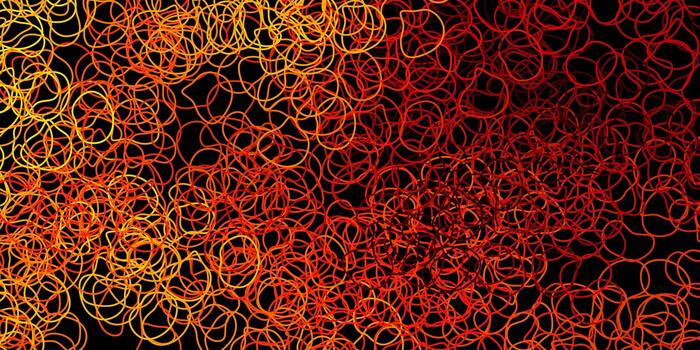 patrón de vector naranja oscuro con formas abstractas.