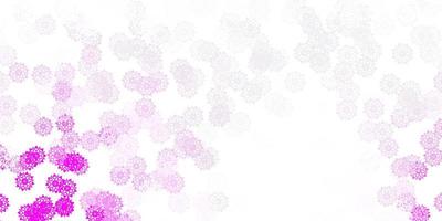 Light purple vector texture with bright snowflakes.