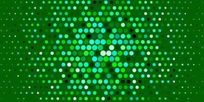 Light Blue, Green vector texture with circles.