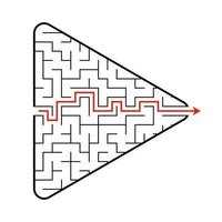 Maze for kids. Puzzle for children.  Labyrinth conundrum. vector