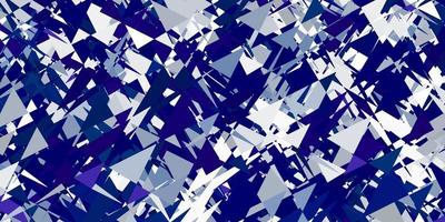 Light Gray vector background with triangles.