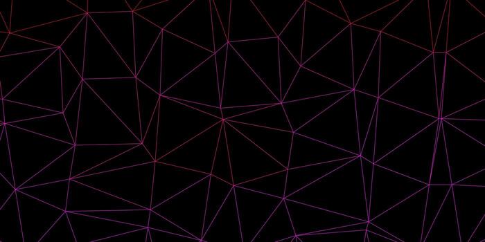 Light pink vector abstract triangle pattern.