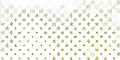 Light Green vector pattern with coronavirus elements.