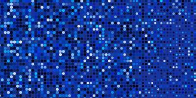 Dark BLUE vector background with bubbles.