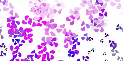 Light purple vector background with random forms.