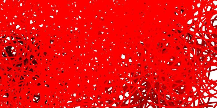 patrón de vector rojo claro con formas abstractas.