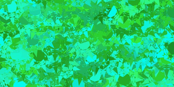 Light Green vector background with triangles.