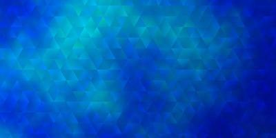 Light Blue, Yellow vector template with crystals, triangles.