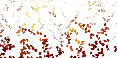 Light yellow vector backdrop with chaotic shapes.