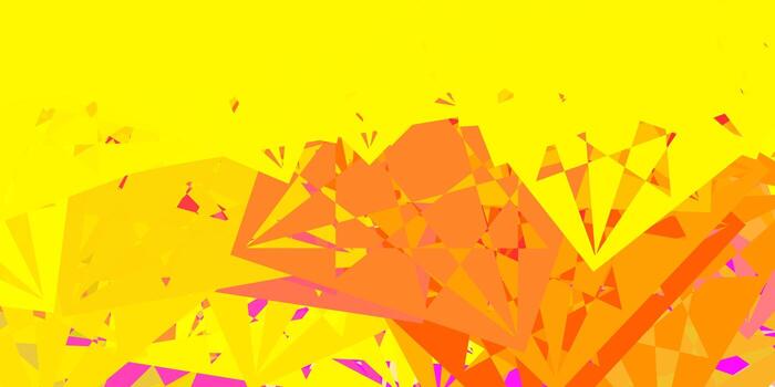 Light Multicolor vector pattern with polygonal shapes.