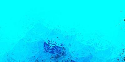 Dark BLUE vector background with triangles.