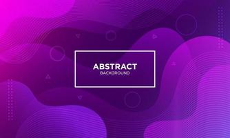 Abstract Purple Fluid Wave Background vector