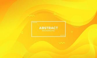 Abstract Yellow Fluid Wave Background vector