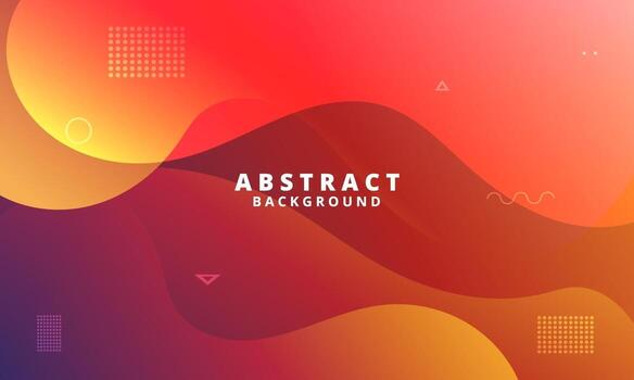 Abstract Colorful Fluid Wave Background vector