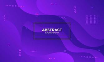 Abstract Purple Fluid Wave Background vector