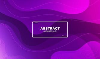 Abstract Purple Fluid Wave Background vector