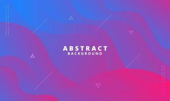 Abstract Colorful Fluid Wave Background vector