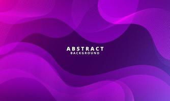 Abstract Purple Fluid Wave Background vector