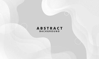 Abstract White Fluid Wave Background vector