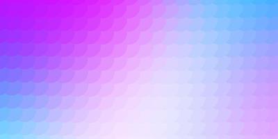 Light Pink, Blue vector backdrop with circles.
