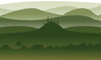 Mountain Landscape illustration free vector