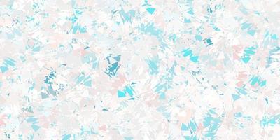 Light pink, green vector backdrop with triangles, lines.