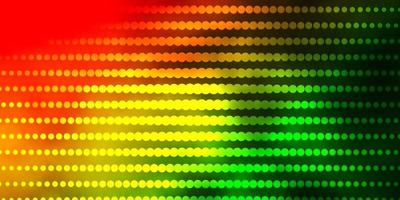 Light Green, Red vector template with circles.