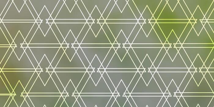 Light Green vector background with lines, triangles.