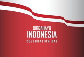 17 de agosto. indonesia feliz día de la independencia espíritu de libertad vector