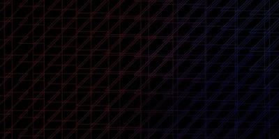 Dark Blue, Red vector texture with lines.